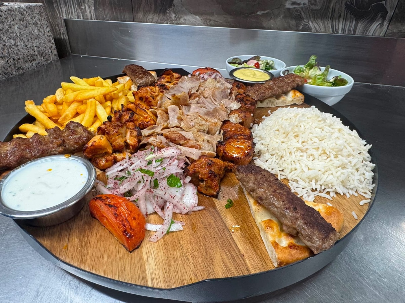 Plat servi au restaurant Samsara