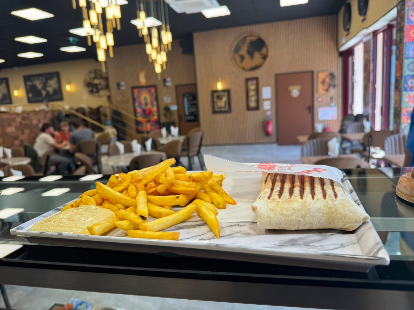 Plat servi au restaurant Samsara