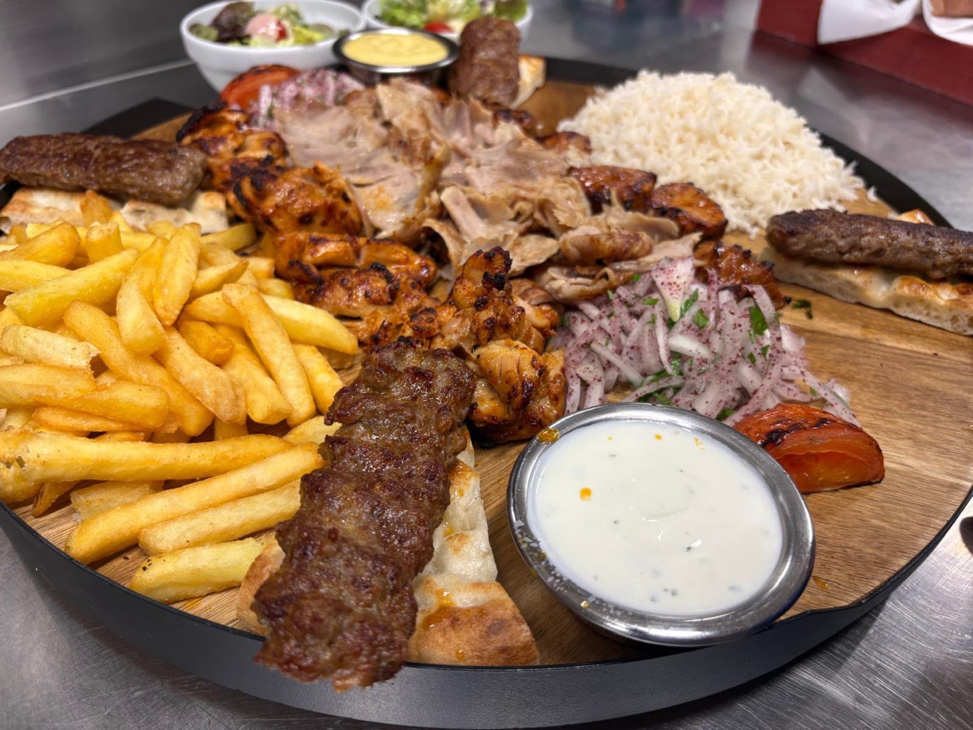 Plat servi au restaurant Samsara