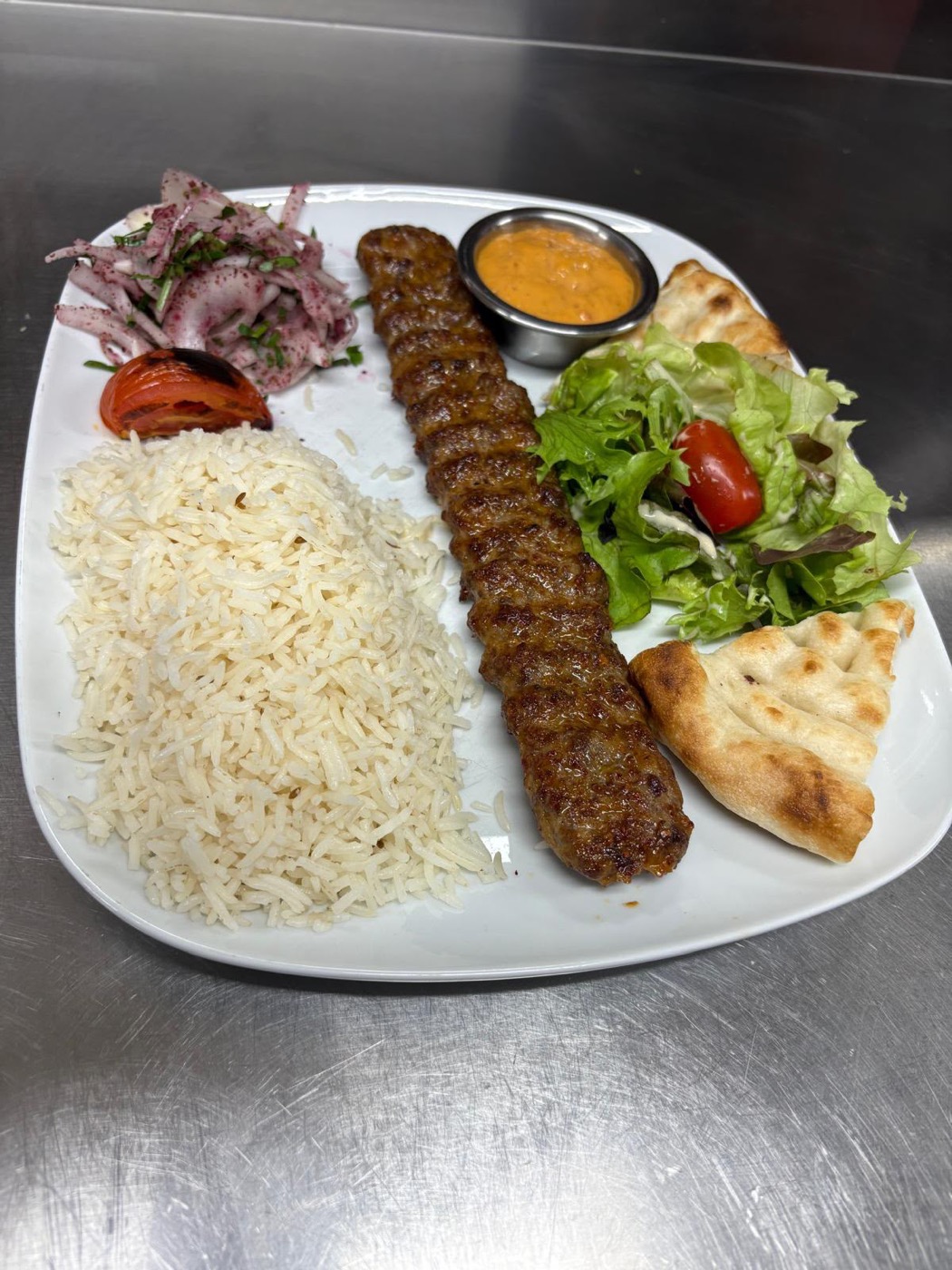 Plat servi au restaurant Samsara