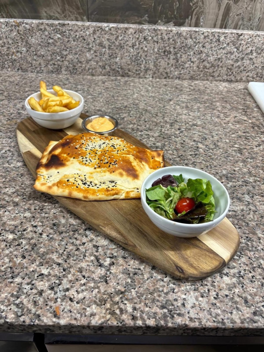Plat servi au restaurant Samsara