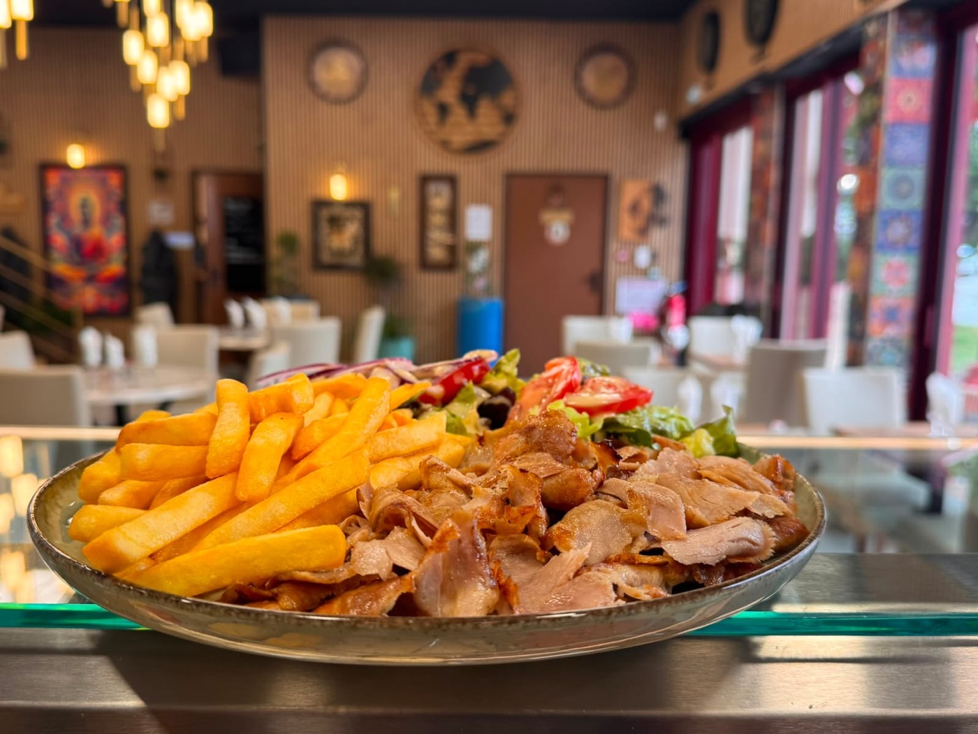 Plat servi au restaurant Samsara